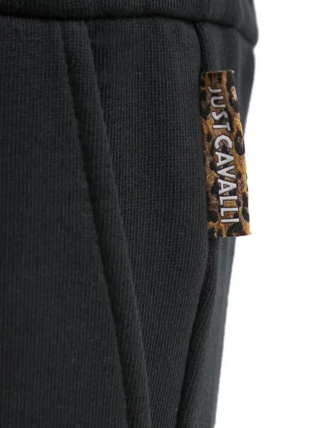 Pantaloni Just Cavalli cu imagine negru