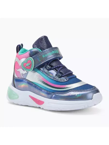 Buty dziecięce KangaROOS K-SLG Willow Mid EV navy / ocean niebieskie