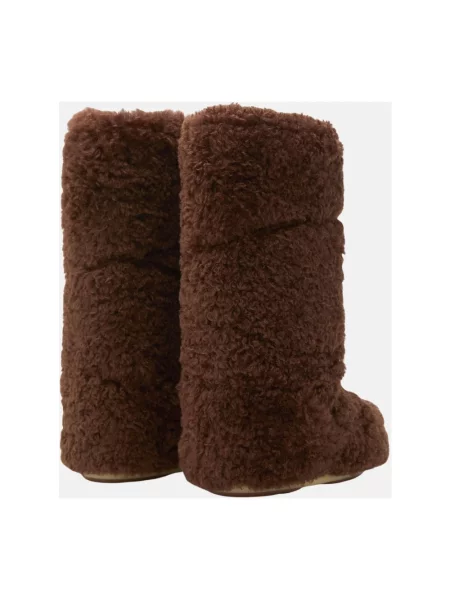 Moon Boot śniegowce MB ICON CURLY EXTRA brązowe