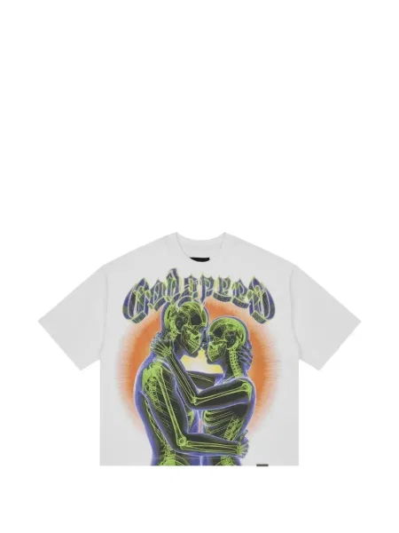 Tricou Godspeed cu imagine alb