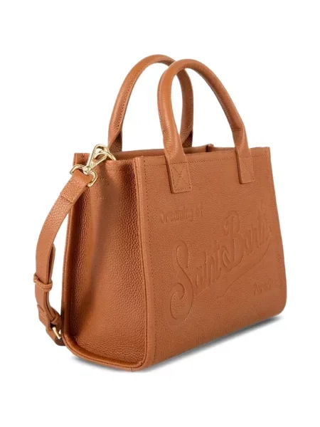 Geantă shopper Mc2 Saint Barth din piele maro