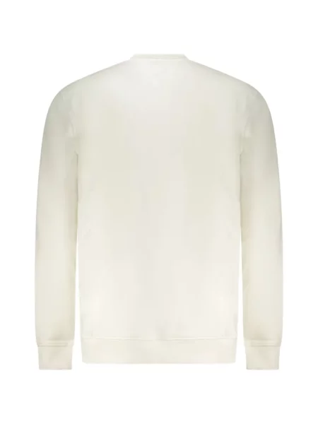 Pulover Tommy Hilfiger cu autograf alb