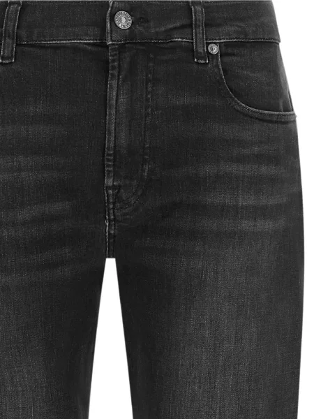 Слаб дънки skinny fit 7 For All Mankind черно