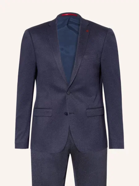 Roy Robson Oblek Slim Fit Z Džersího Úpletu tmavě modrá