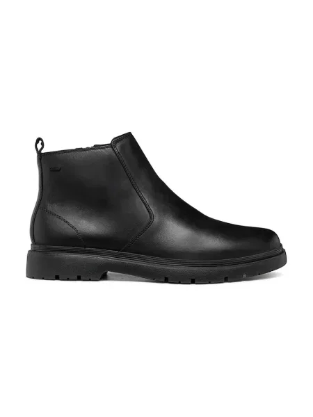 Geox botine pentru bărbați din piele U SPHERICA B ABX negru