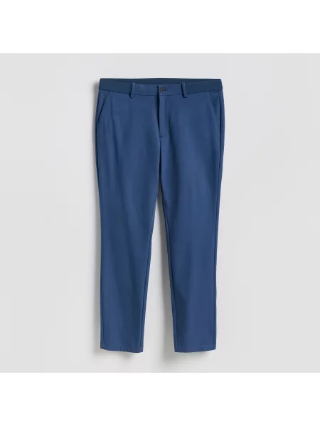 Reserved Kalhoty chino slim fit modrá
