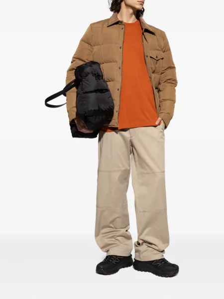 Geacă cu puf Moncler maro