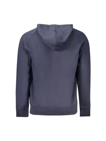 Sweter Timberland z długim rękawem z kapturem klasyczny niebieski