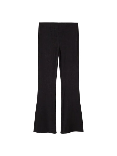 MANGO Pantaloni bilma' negru