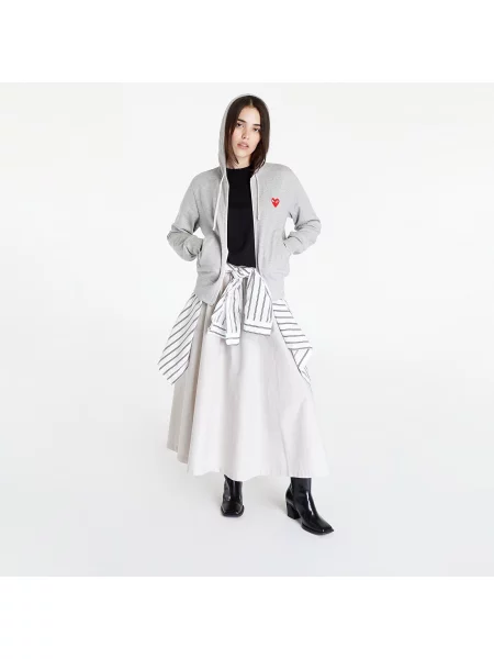 Hanorac Comme Des Garcons Play tricotate gri