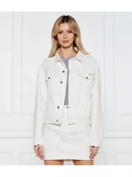 Calvin Klein Jeans Geacă de blug alb