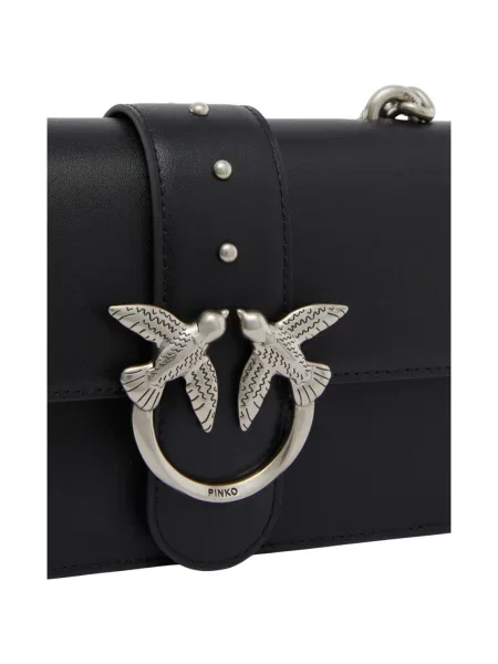 PINKO Geantă de umăr LOVE ONE MINI' negru