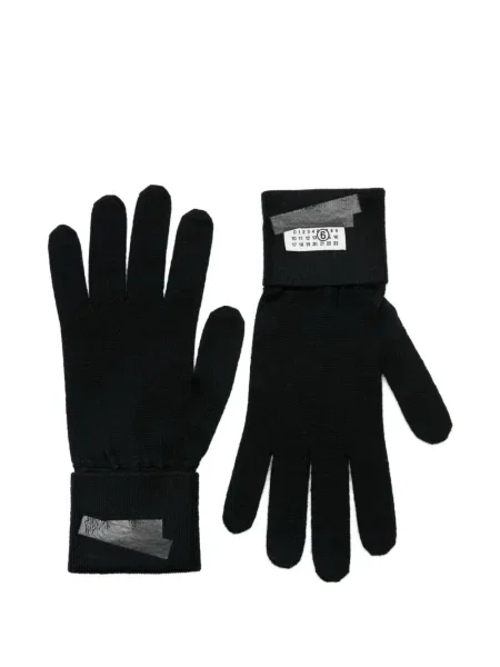 Mănuși Mm6 Maison Margiela negru