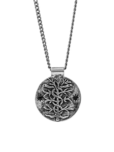 Haze&Glory Verižica Antidote / srebrna črna