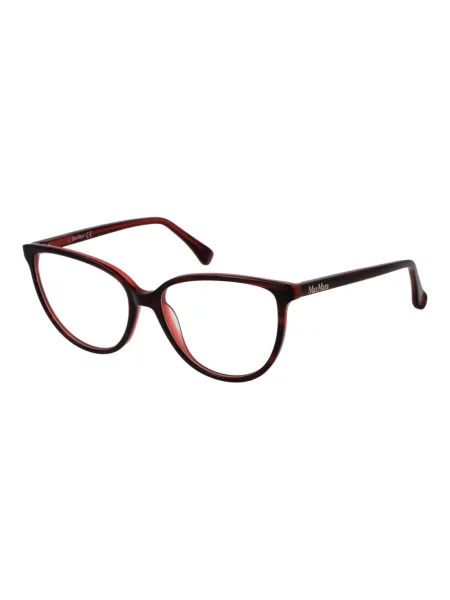 Okulary przeciwsłoneczne Max Mara eleganckie czerwone