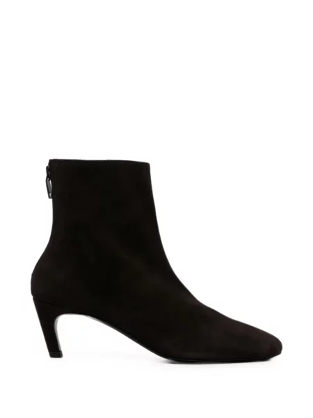 Cizme scurte Toteme din piele de căprioară negru