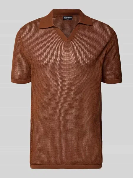 Koszulka polo w kroju slim fit z dekoltem w serek Antony Morato