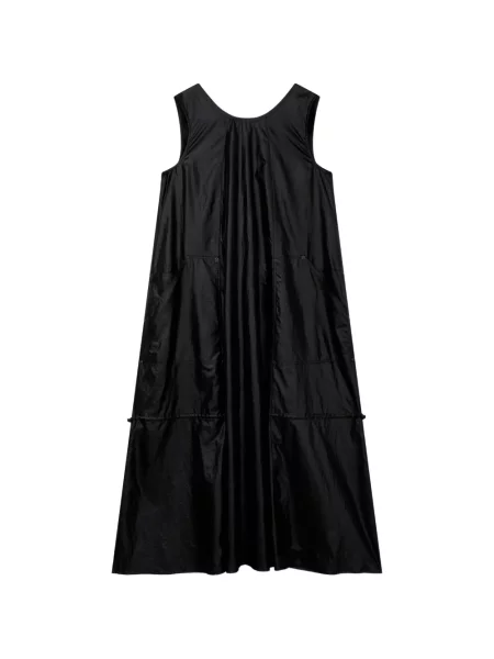Rochie Tomboy fără mâneci cu cordon negru