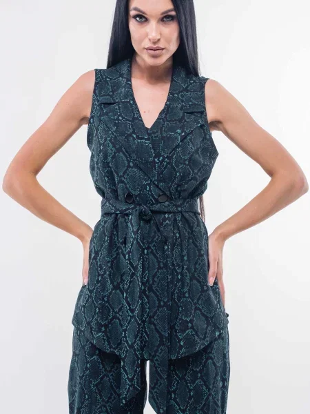 Жилет класичний RiMari смарагдовий