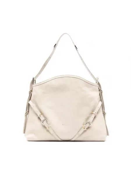 Torebka skórzana Givenchy skórzana beżowa