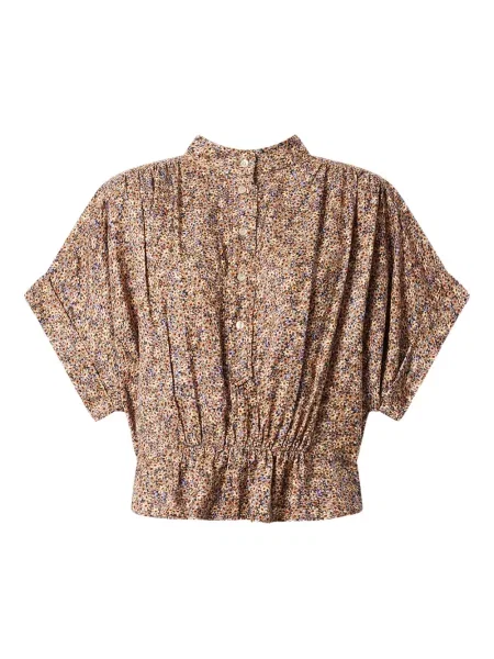 Top Isabel Marant cu model floral maro