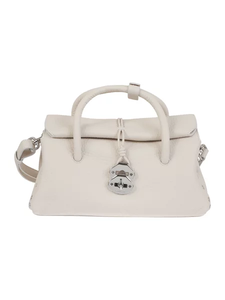 Torebka skórzana Zanellato skórzana beżowa