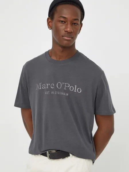 Тениска Marc O'Polo 2 броя сиво с принт