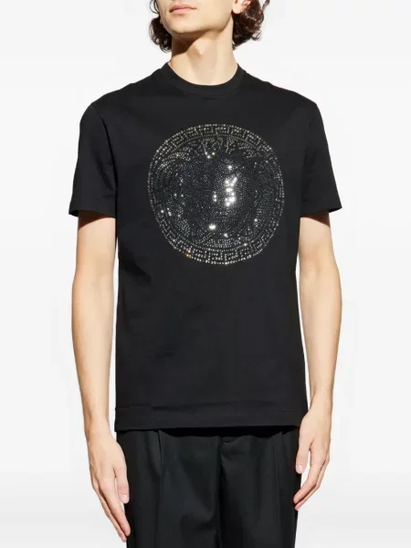 Tricou Versace scurt negru