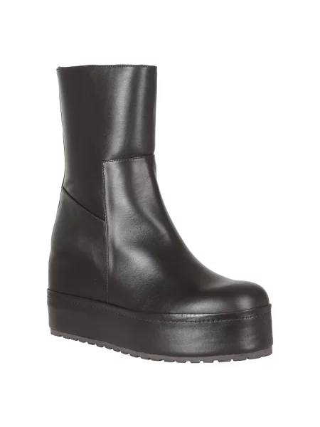 Buty do kostki Paloma Barcelo skórzane do biegania brązowe