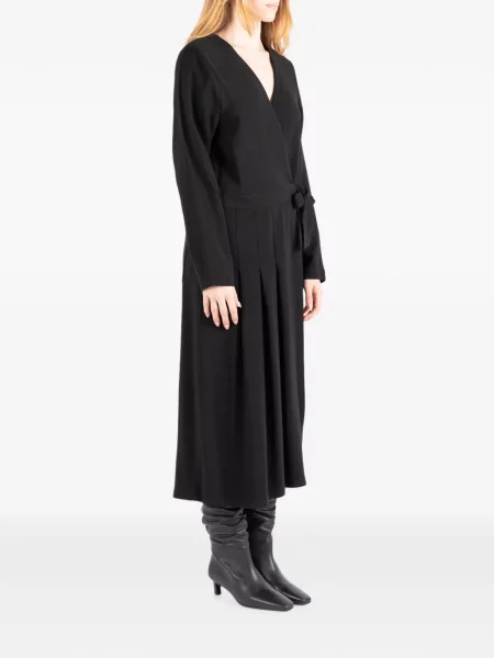 Rochie midi Société Anonyme plic negru