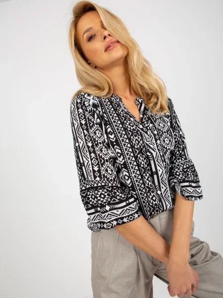 Bluză Fashionhunters negru