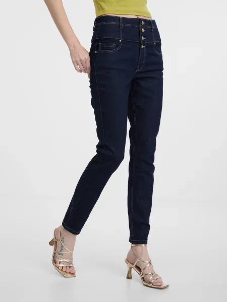 Blugi skinny Orsay albastru