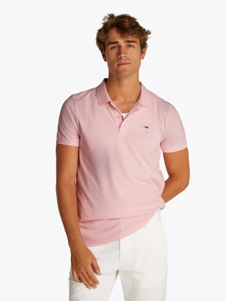 Tommy Jeans Tricou polo roz