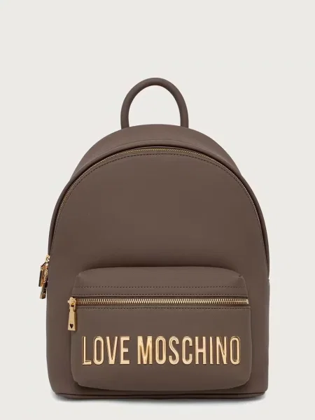 Love Moschino rucsac pentru femei cu imitație de piele maro