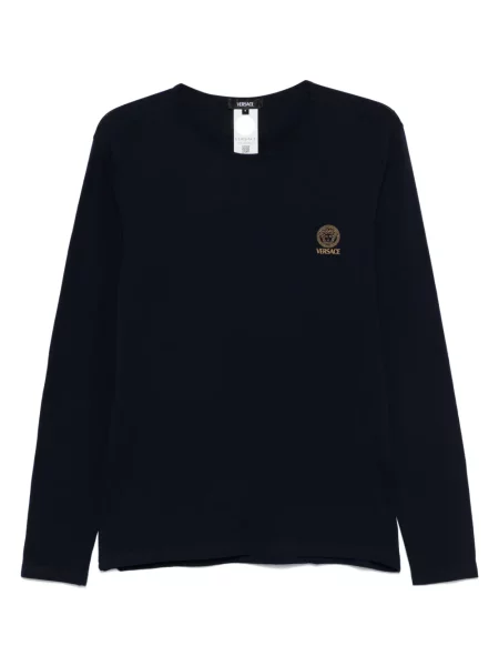 Tricou Versace cu imagine albastru