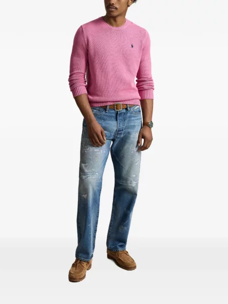 Șosete Polo Ralph Lauren cu broderie în carouri de flanelă verde