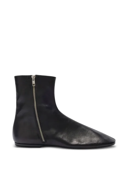 Botine Dries Van Noten din piele negru