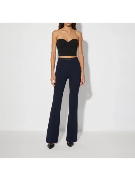 Spodnie Elisabetta Franchi niebieskie