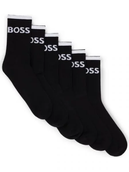 BOSS BLACK Șosete negru