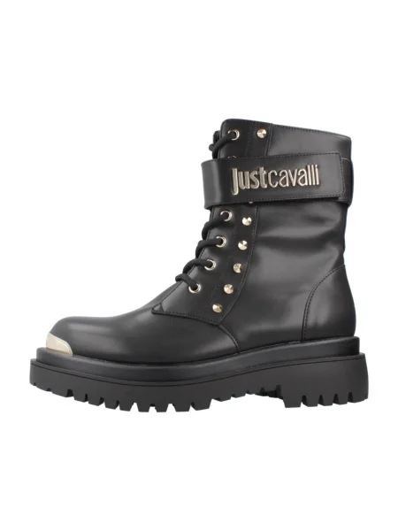Just Cavalli botine cu plat negru