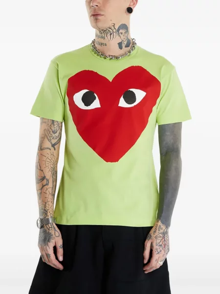 Tricou Comme Des Garcons Play verde