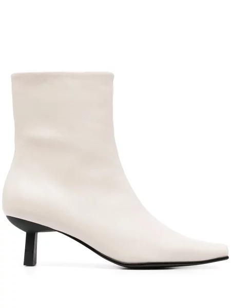 Botine Senso din piele alb