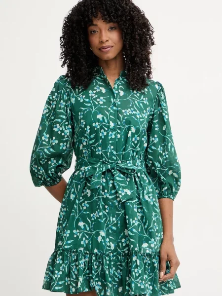 IBlues rochie evazată din APICE verde
