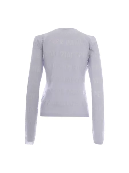 Dzianinowy sweter Patrizia Pepe szary