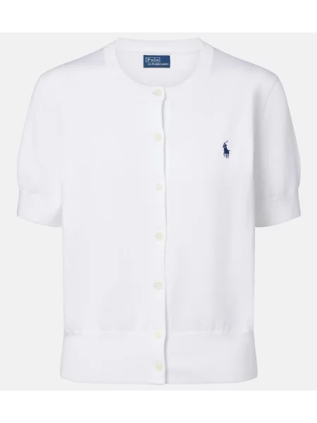 Cardigan Polo Ralph Lauren alb