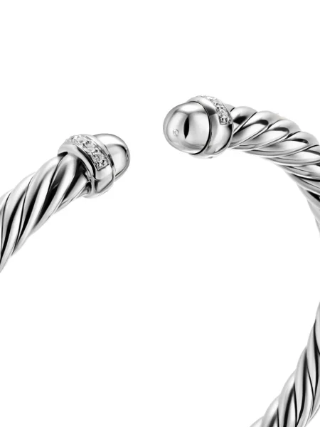Brăţară David Yurman argintiu