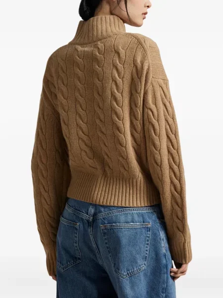 Căciulă Polo Ralph Lauren cu broderie cu dungi cowboy roșu