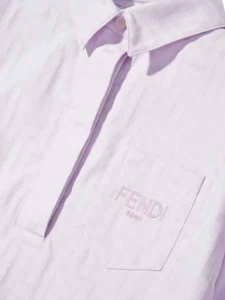 Sukienka dziecięca Fendi fioletowa