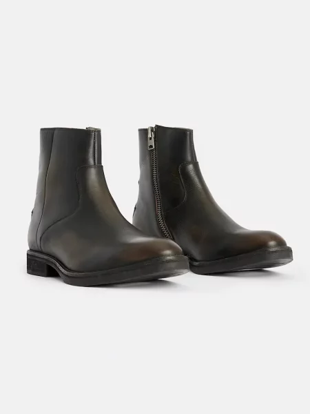 Botine Allsaints din piele maro