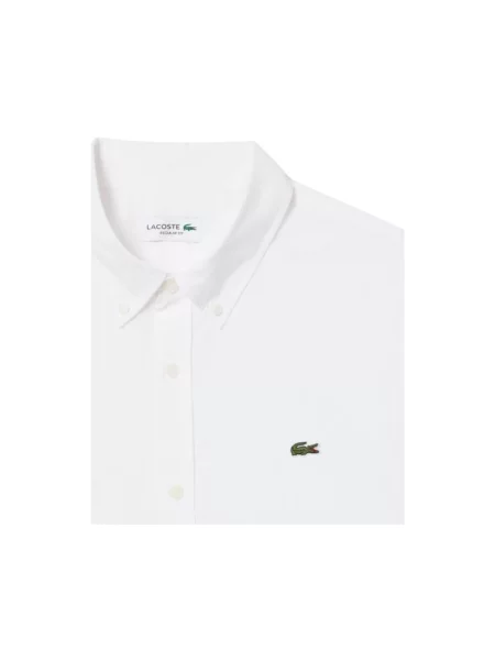 Krótka koszula z krótkim rękawem Lacoste z krótkim rękawem biała